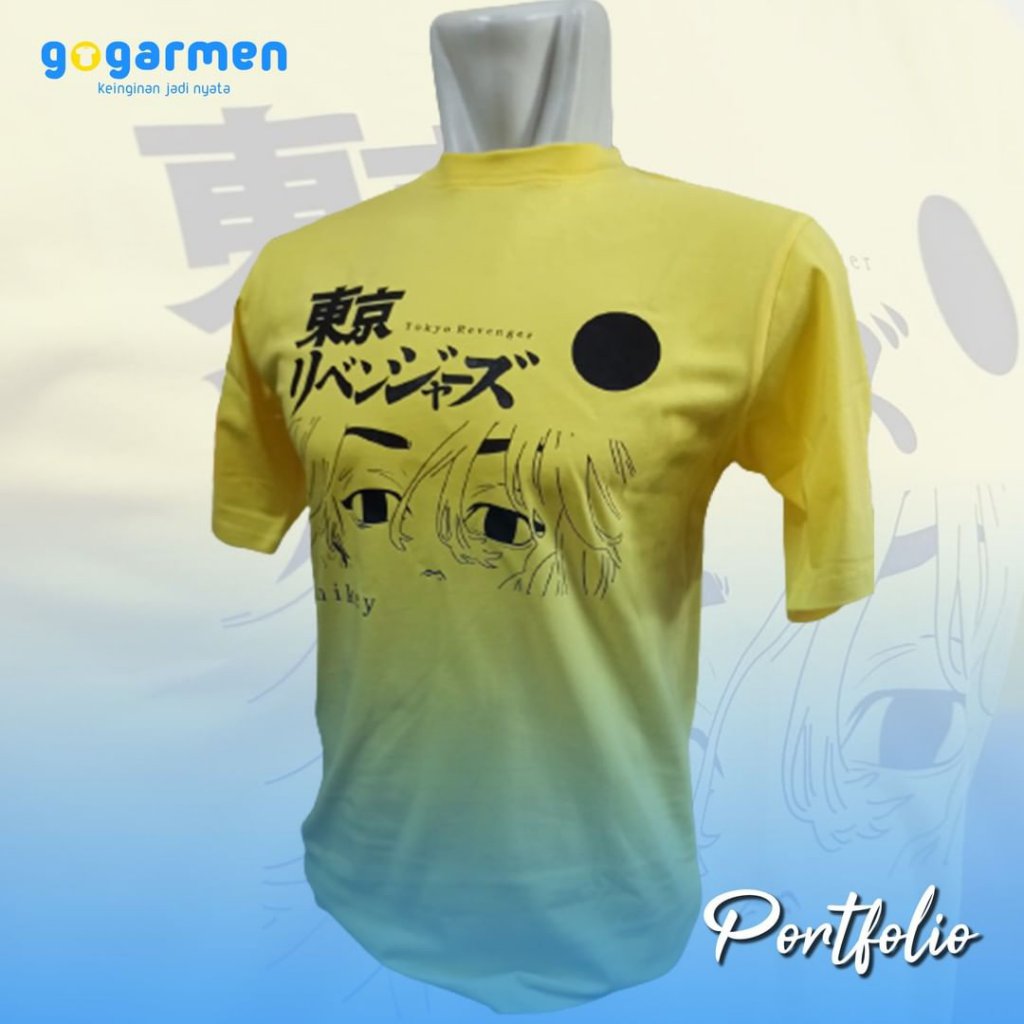 sablon kaos anime